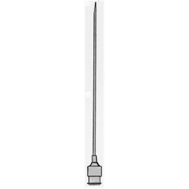 Aiguille inox luer lock Ø ext. 1.2mm - longueur 150mm