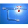 Appareil de Dean stark - rodage 19/26 - robinet clé verre Ø voie 2.5mm