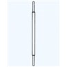 Tige à souder polie verre massif pour palier d'agitateur Ø 9.99 Lg. 240mm