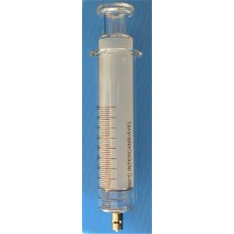 Seringue verre borosilicate - cône luer-lock métal 2 ml - graduations 0.1 ml