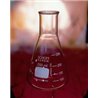 Fiole conique graduée col étroit 100ml