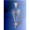 Ampoule à décanter conique 500ml - robinet clé téflon