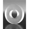 Joint percé de rechange - silicone / Gl 14 pour thermomètre Ø 7/ 6mm x 10