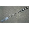 Spatule pour poudre longueur 150mm - 1 embout plat - 1 embout gouttière