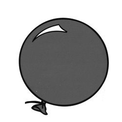 Ballon caoutchouc naturel - gonflage maxi Ø 300mm - sachet x 100 pièces