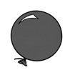 Ballon caoutchouc naturel - gonflage maxi Ø 300mm - sachet x 100 pièces