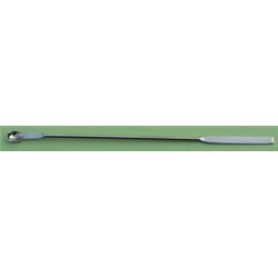 Micro-spatule longueur 210mm - 1 plat Ø 4mm Lg. 40mm - 1 micro-cuillère Ø 5mm