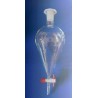 Ampoule à décanter conique 50ml - robinet clé téflon