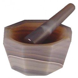 Mortier hexagonal + pilon...