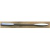 Spatule semi-micro longueur 135mm - 1 plat & 1 arrondi largeur 6mm longueur 38mm