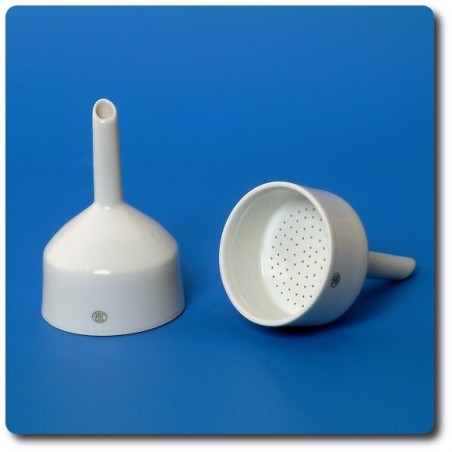 Entonnoir à Filtration En Porcelaine Poreuse Pour Laboratoire - Diamètres 40 à 100mm