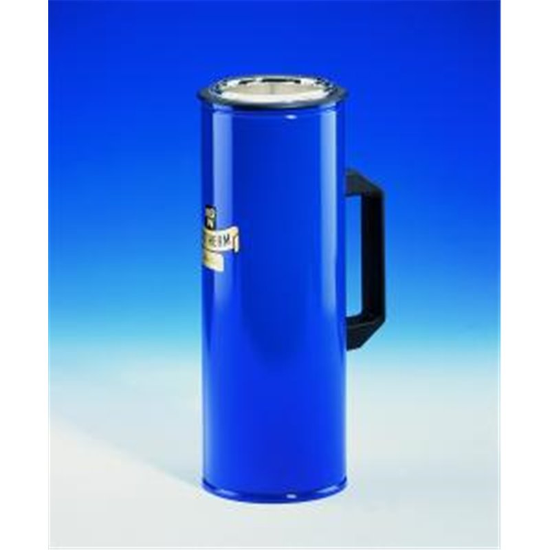 Vase Dewar gainage métallique + poignée 1.2l - Ø int. 67mm x profondeur 350mm