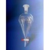 Ampoule à décanter conique 1l - robinet clé téflon