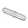 Barreau aimanté octogonal + épaulement - longueur 15mm x Ø 8mm