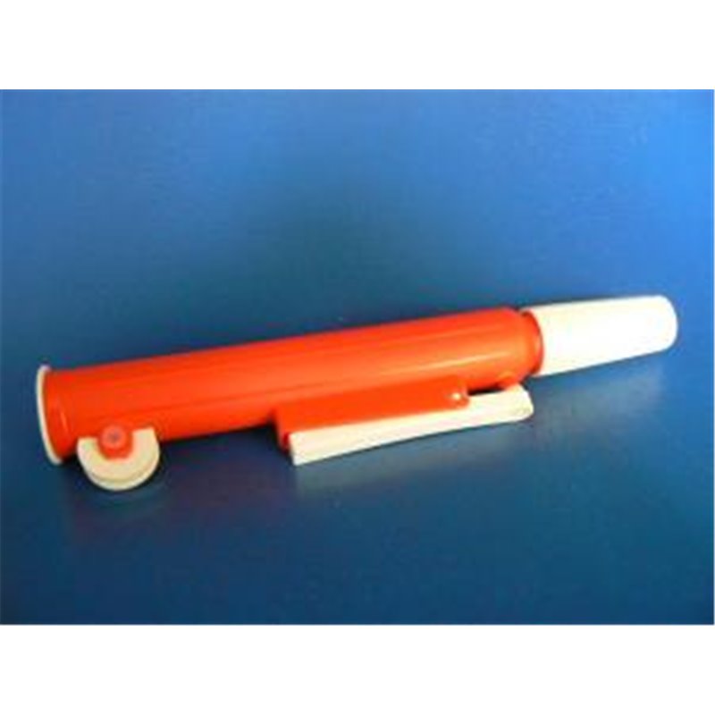 Pipeteur PI PUMP couleur rouge - pour pipettes capacité de 0 à 25ml