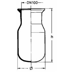 Corps brut dn 150 capacité 10 litres