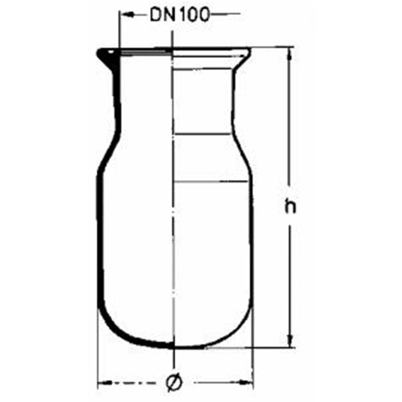 Corps brut dn 150 capacité 10 litres