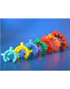 Clip plastique rodage conique