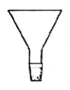 Entonnoir conique tige rc