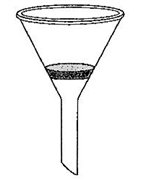Entonnoir conique filtrant