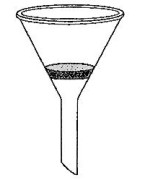 Entonnoir conique filtrant