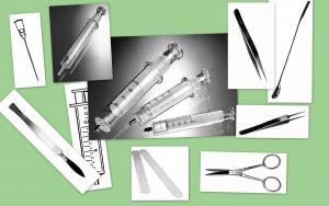 Seringues et instruments